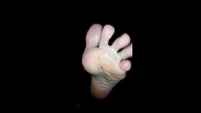 Foot licked