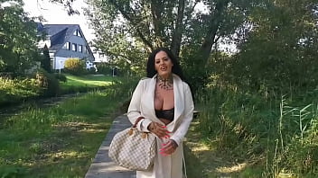 Chubby German MILF Ashley Cum Star handles a horde of men