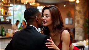 Amazing sex in restaurant (AI generated)