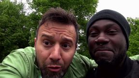 Black Monster Cock Destroys Two Wet Sluts in the Park