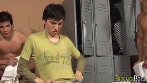 Latin Twink Takes Cumshot Straight in Mouth