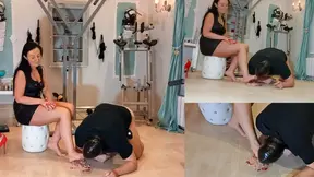 Suck the squashed cake off my feet