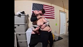 Big Tit Slut Felt Up and Sucks Dick After Party