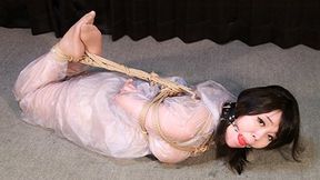 MN25 Japanese Girl Nene Bound and Gagged in Rainwear Part3 (HD)