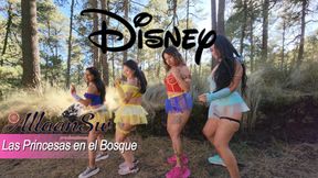 Las Princesas en el bosque, un día aventuras por los volcanes, cascadas, con magia y travesuras, no te lo pierdas!!