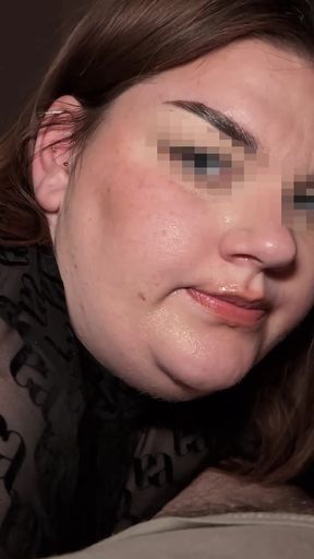Stunning moment from &quot;I suck my neighbor, he fills my mouth with. POV Deep Throat Lingerie Bodysuit EvStPorno&quot;