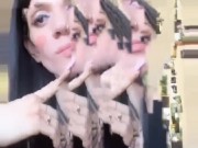 Me goofing on my premium snap SFW