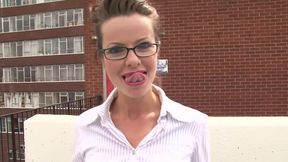 Amica Bentley in hard lesbian fisting action