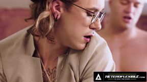 Artsy Femboy Gets Roughly Buttfucked By College Football Hunk He's Dying For