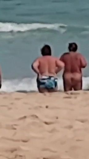 Naked in the Sea with the Girls!