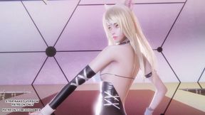 MMD CHUNG HA - STRESS - Ahri Sexy Kpop Dance League of Legends Hentai Uncensored 4K 60FPS
