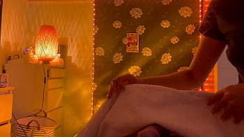Asian massage nympho takes huge cock POV