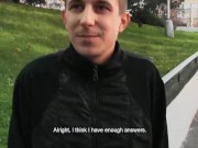 CZECH HUNTER 496 -  Confused Straight Guy Takes A Cock For Cash