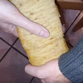 Fucking Bread masturbation