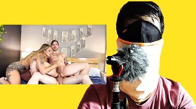 Wife takes it rough in wild threesome with husband and friend