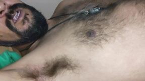 Hairy man cumshot