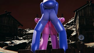 Among Us - Blue Fucks Pink BDSM (japanese, futa)