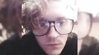 Androgynous Twink Solo Anal Dildo Play on Webcam