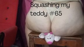 Squashing my teddy #65