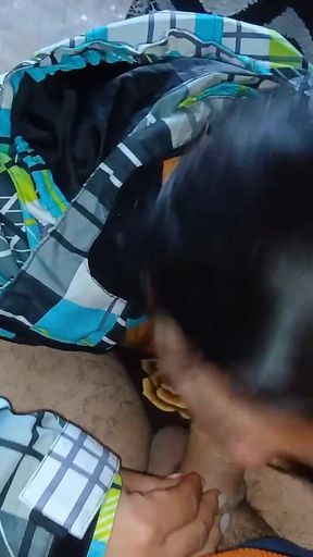Stepdaughter Mio Sucks Deep and Swallows It All