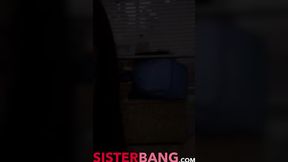 Teen girl humps big cock in reverse cowgirl POV