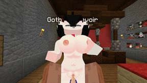 minecraft jenny mod fapcraft meeting gardevoir, a goth dommy mommy gardevoir and she calls us good, picks us up and sucks dick