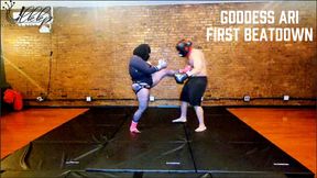 Goddess Ari First Beatdown