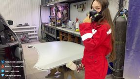 Car Mechanic MILF Fucked on Hood After Failing Job