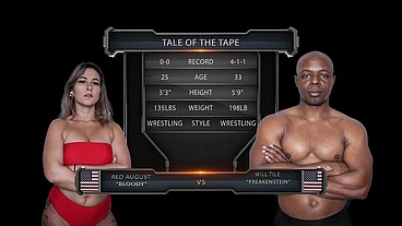 Red August vs Will Tile Mixed Wrestling