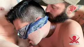 Blindfolded bitch takes a pounding