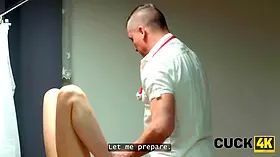 Cuck4k. sex with the gynaecologist beats so well 🔥