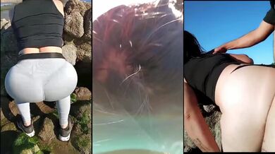 Colombian milf takes tourist cock on the beach