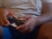 Chubby Gamer Snacks On Some Takeout
