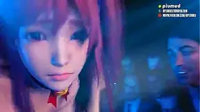 Honokas Steamy Strip Tease Ignites Wild Nights in Neon-Lit Club Fantasy
