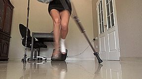 walk to the office with an injured leg