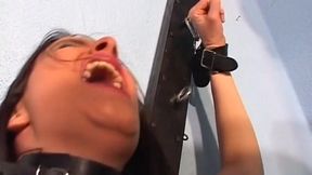 Bound Brunette MILF Teased Deep by Dominant Master