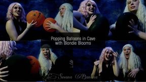 Popping Balloons in Cave with Blondie