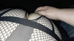 MistressLeo seducing and pegging her sissy slut outdoor while dogging