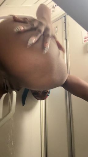 Public Toilet Whore Pissing.