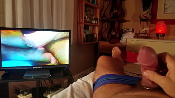 First cum swap me jacking watching my BOY take it