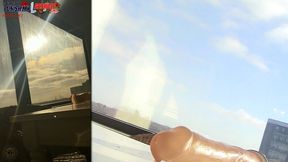 *premium* rough anal huge dildo deep in twink bum, in the sun - 2of2 dj buttpussy