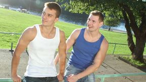 Greg and Diego's Steamy Public Fuck - European Passion Outdoors