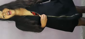 Hermosa Tranny Gushes Massive Load Sheer Dress POV Destroyed