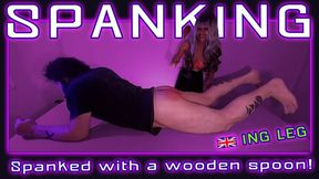 I even got spanked with a wooden spoon! English Subs | Full HD 1080p | Spanking - Femdom - Ebony