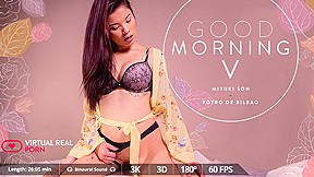 Miyuki Step son Potro de Bilbao in Good morning V - VirtualRealPorn