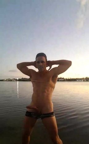 At the lake jerking off. It felt so good!!! I was soo horny!