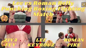Lee vs Roman Belly Punching Boxing Fighting Match 720p
