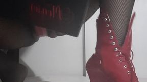 Kneel and Worship Mistress Boots