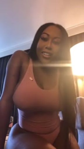 Moriah Mills Teasing on IG Live