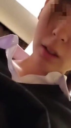 Shy Japanese babe gets horny in the hotel